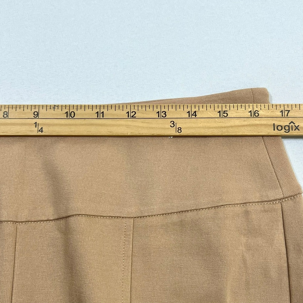 Dear Scarlett NWT Magic Flare‎ Pants Women's 1X Tan Beige Tummy Control Pull On - Picture 6 of 16